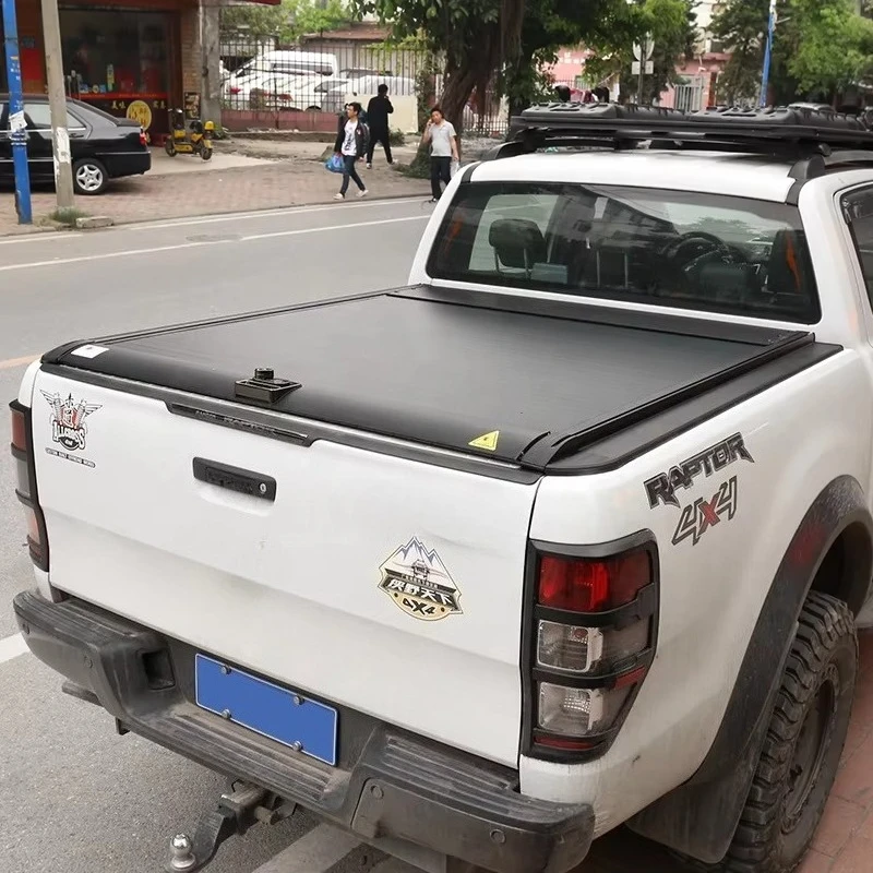 

Exterior Car Accessories Hard Cover with Password Lock Roller Lid Cover for F150 Accessories Ranger Wildtrak/XLT