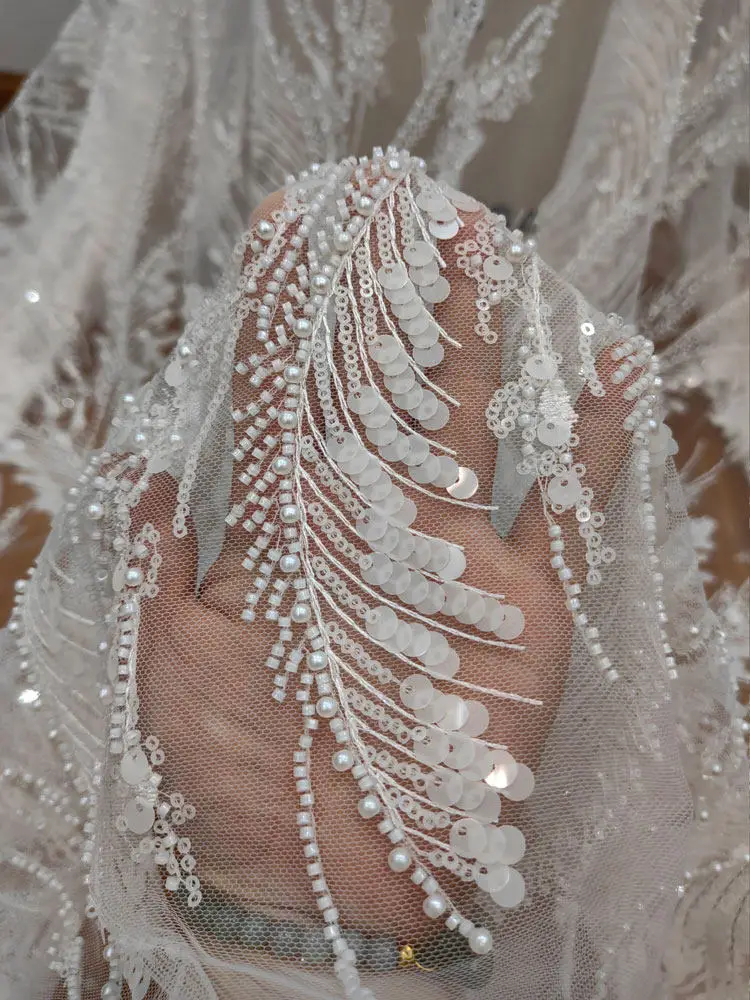 set-di-accessori-per-abbigliamento-con-applicazioni-in-pizzo-classico-a-rami-lunghi-perline-argentate-e-paillettes-per-velo-da-sposa-fai-da-te-e-abiti