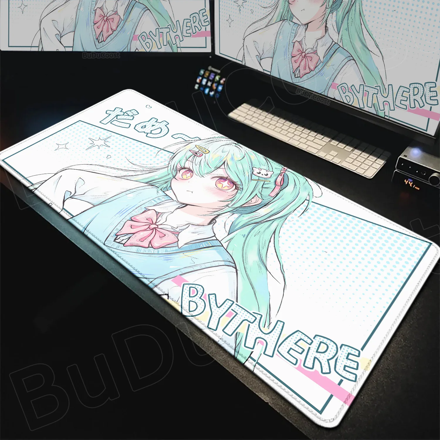 

HD Printing Kawaii Girl Mouse Pad Cute Anime Girl Desk Pad PC Computer Rubber Office Mouse Pad Keyboard Gamer Gaming Accessories