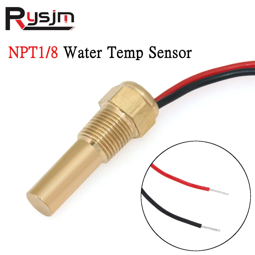 1 Piece Universal 1/8NPT Thread Water Temprature Sensor For Marine Yacht Car Boat Gauge 310-22ohm