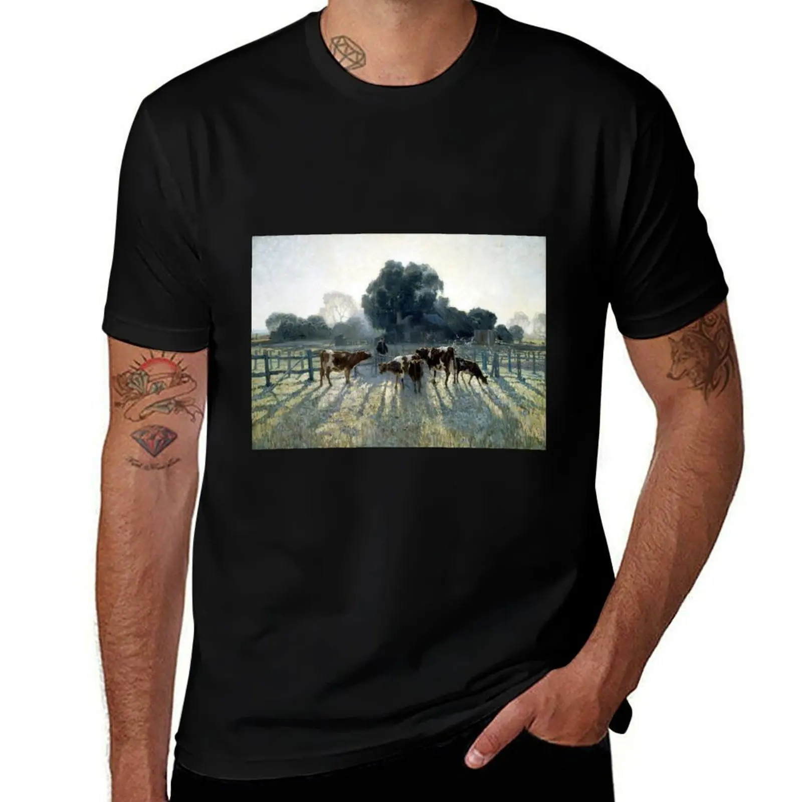 Elioth Gruner Spring Frost T-Shirt mens graphic t shirts T-Shirt