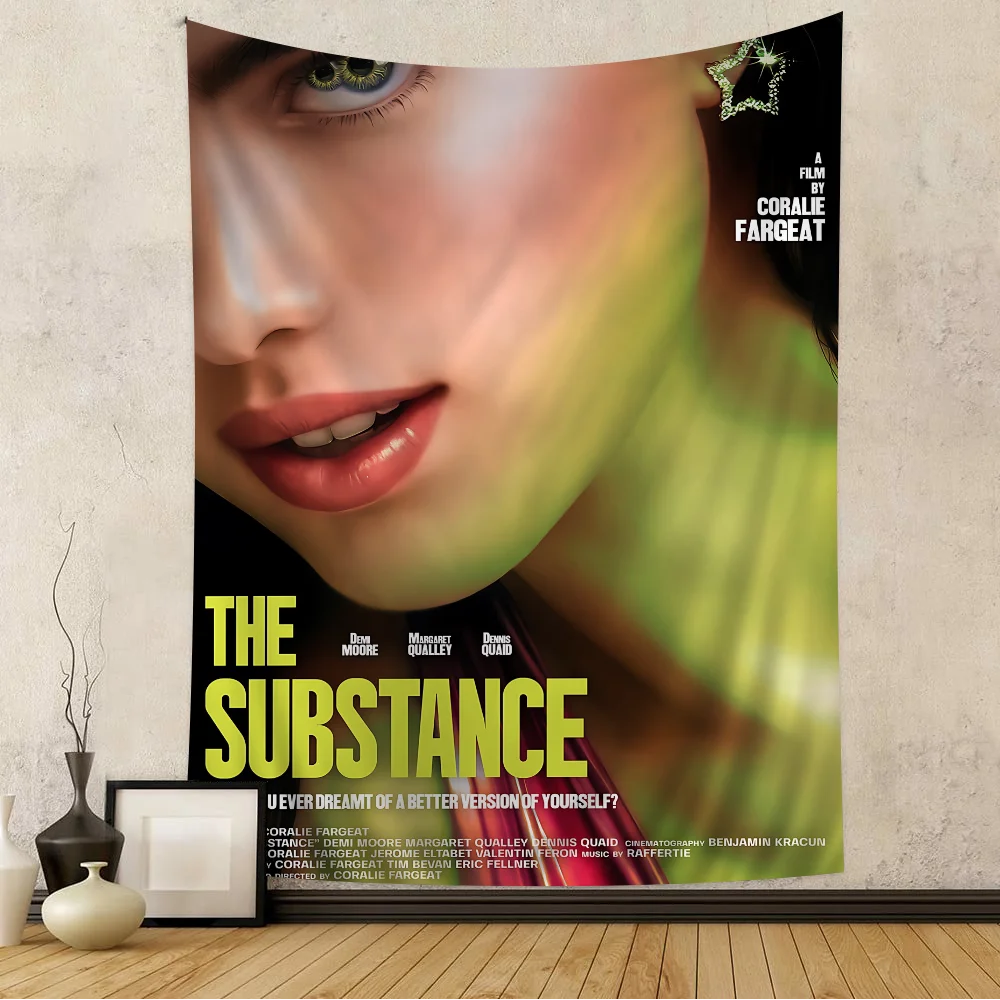 

Film The Substance Wall Tapestry Home Decoration Hippie Bohemian Decoration Divination INS Home Decor