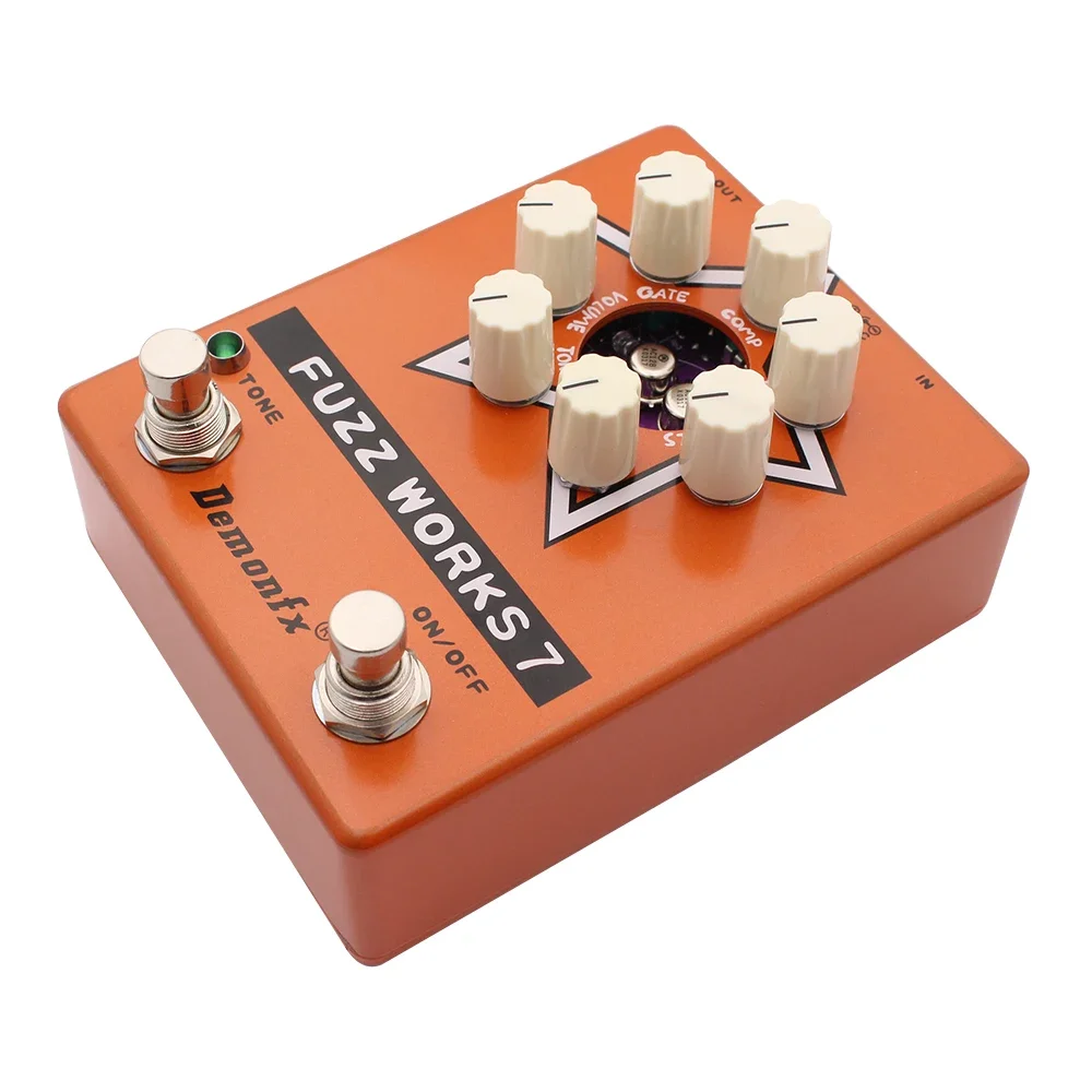New Demonfx Fuzz Works 7 Guitar Bass Effects Pedal Fuzz Based On Fuzz Factory 7 - view 5