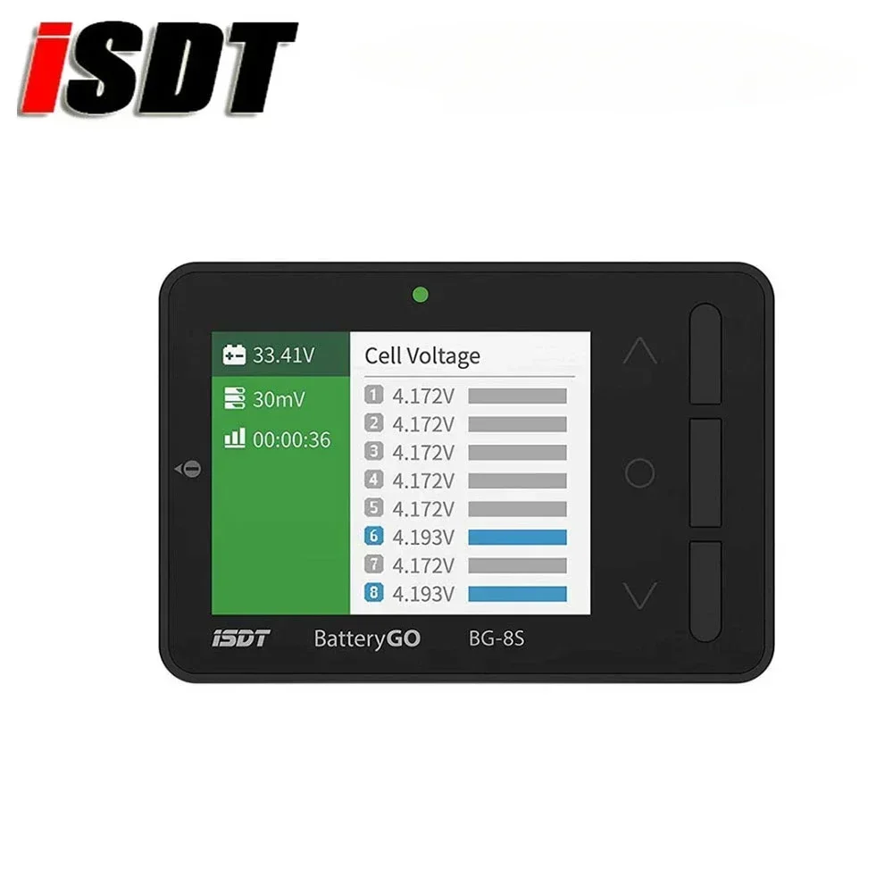 ISDT 2025 New BattGo BG-8S 스마트 배터리 체커 밸런서 수신기 신호 테스터 빠른 충전 기능