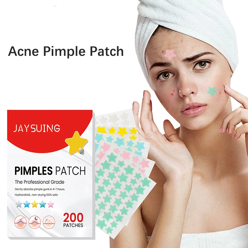 Patch Autocollant Imperméable pour le Traitement de l'Acné, Outil pour Enlever les lèvent, Masque Facial, Soins de la Peau, 200 Pièces