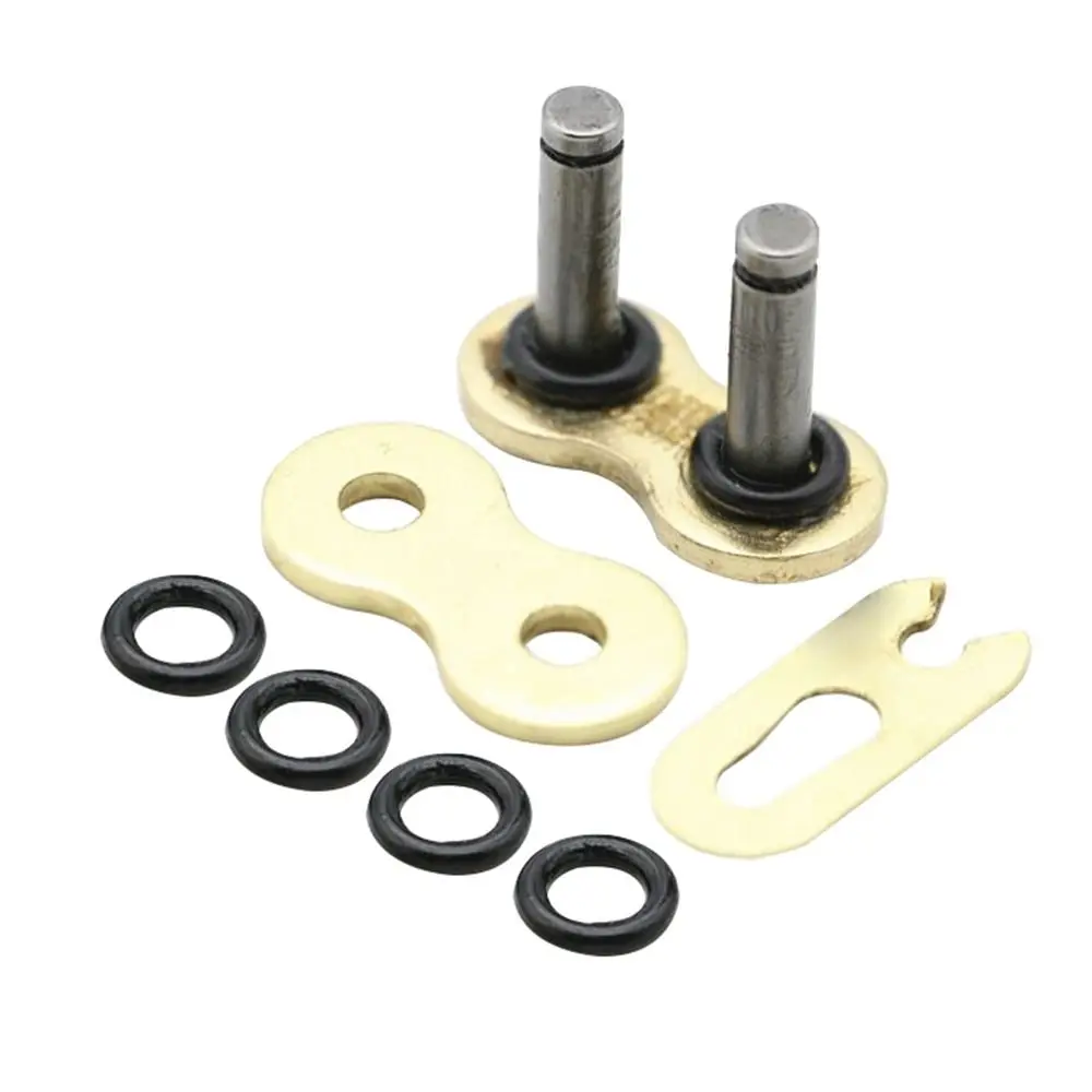 Durable Gold Motorcycle Chain Buckle Modification Connecting Oil Seal Link Lock Reforting Accessories O-Ring Joint DID428HV