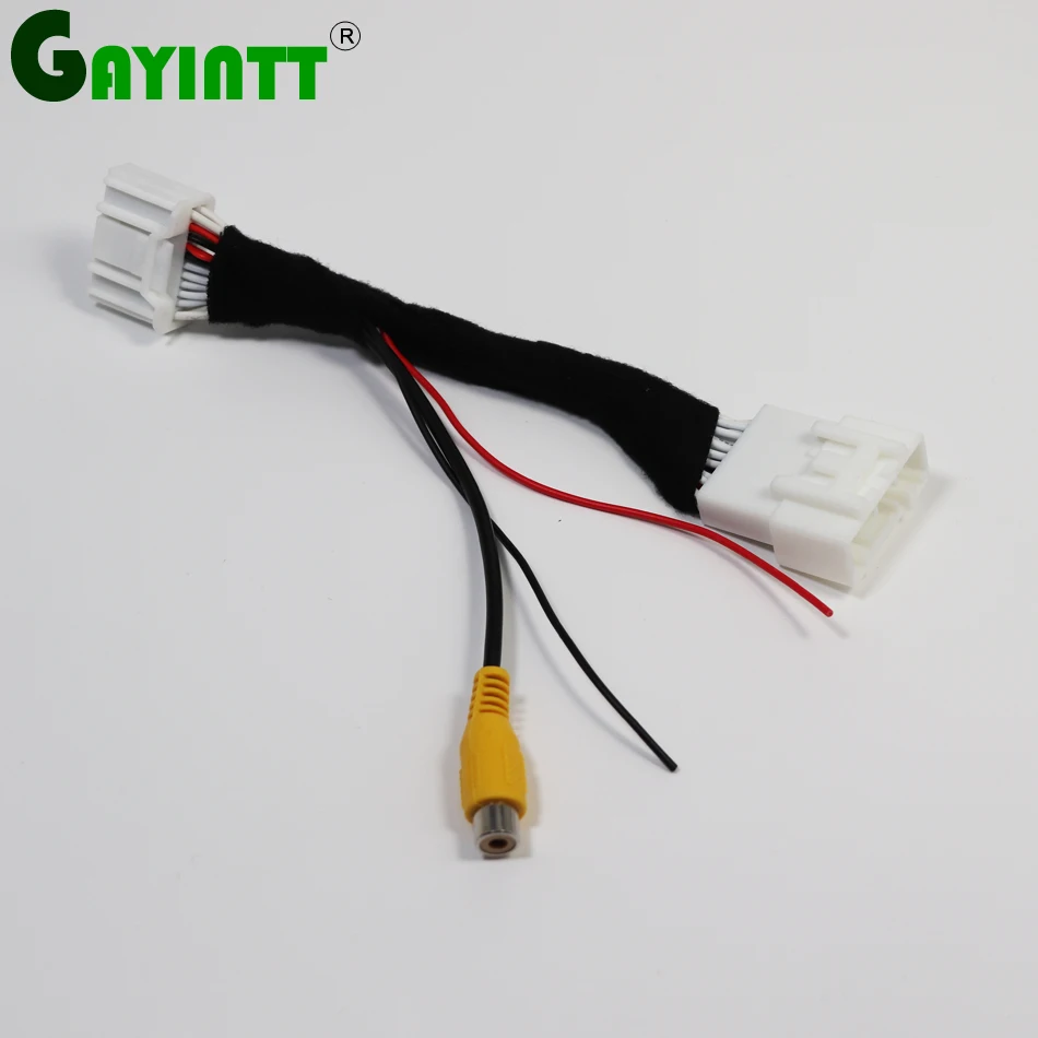 

Car Rear View Camera RCA Video Convert Cable RCA Connection Adapter For Mazda 3 Mazda3 Original Stereo Monitor