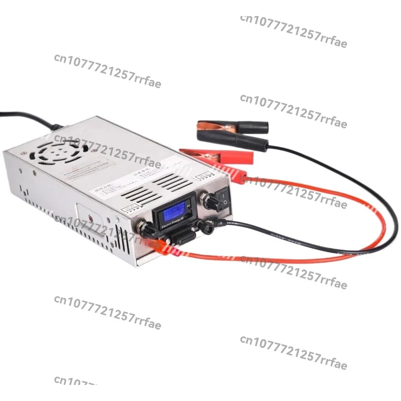 0-40V Adjustable 12V 24V 36V LiFePO4 Battery Charger for Solar Wind System Smart LCD Display Dual ProtectionGoods
