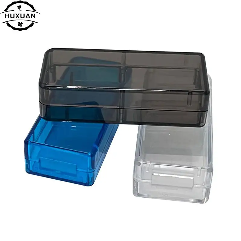 Transparent USB Charger Project Case Electronic Usb Enclosure Junction Boxes Small Usb ABS Enclosure Pcb Project Box 53x24x14mm