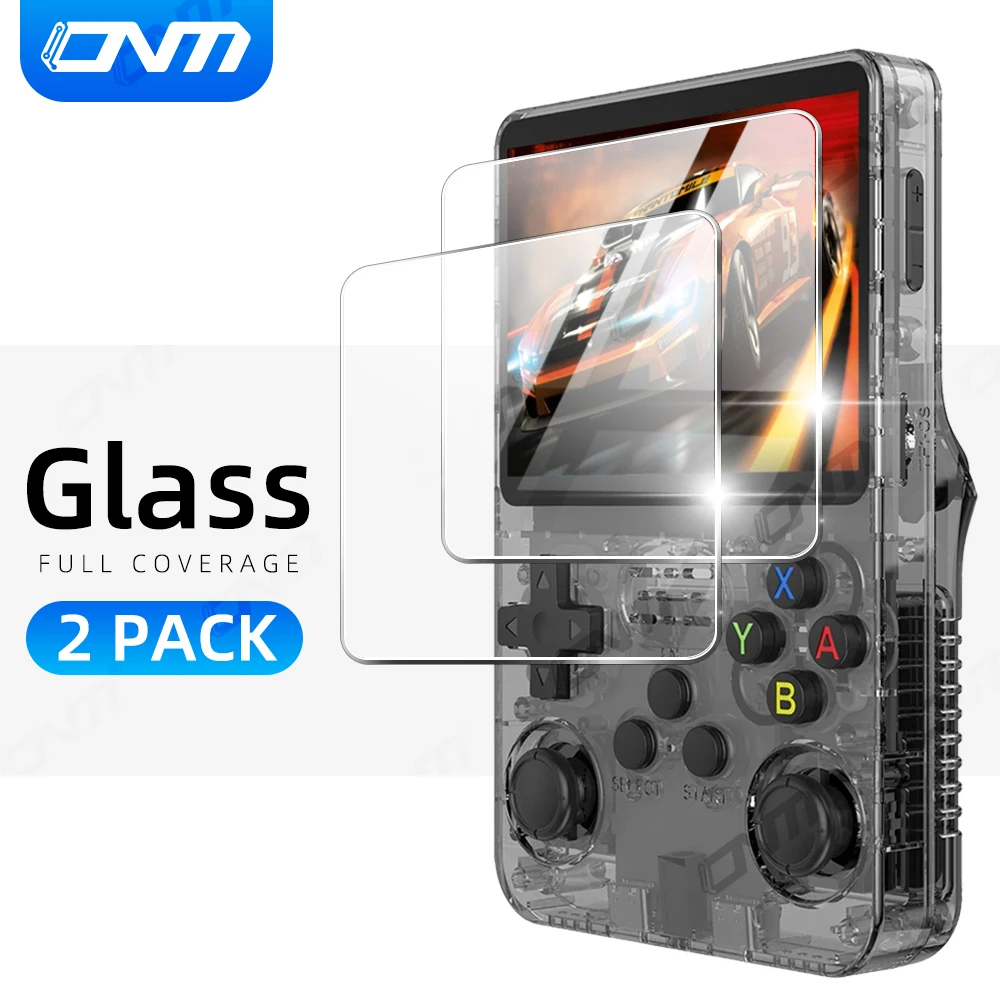 Screen Protector for R36S Game Console Tempered Glass Protection for R36S R35S RGB20S Anti-Scratch Glass Film Accessories