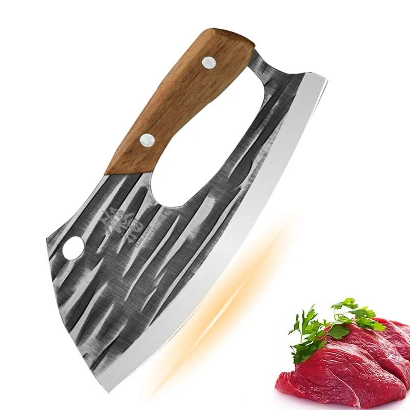 New Effort Saving Kitchen Chef Knife Boning Knife Stainless Steel Handmade Forged Knife Household Vegetable Knife Chopper Knife