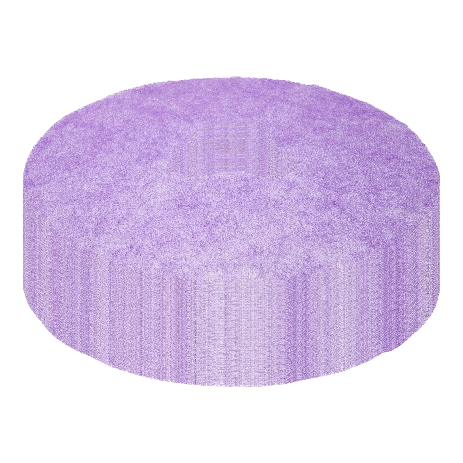 

400Pcs Disposable Massage Table Face Cover Purple Round Hole Non-Woven Beauty Bed Hole Towel for Spa Salon Facial Chair Cradle