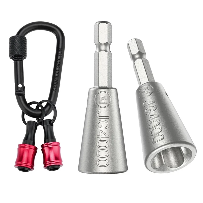 

AA94-Инструмент для скручивания проволоки для дрели с портативным держателем бит, брелок-1/4 дюйма, набор для скручивания проволоки для электрических ударных дрелей