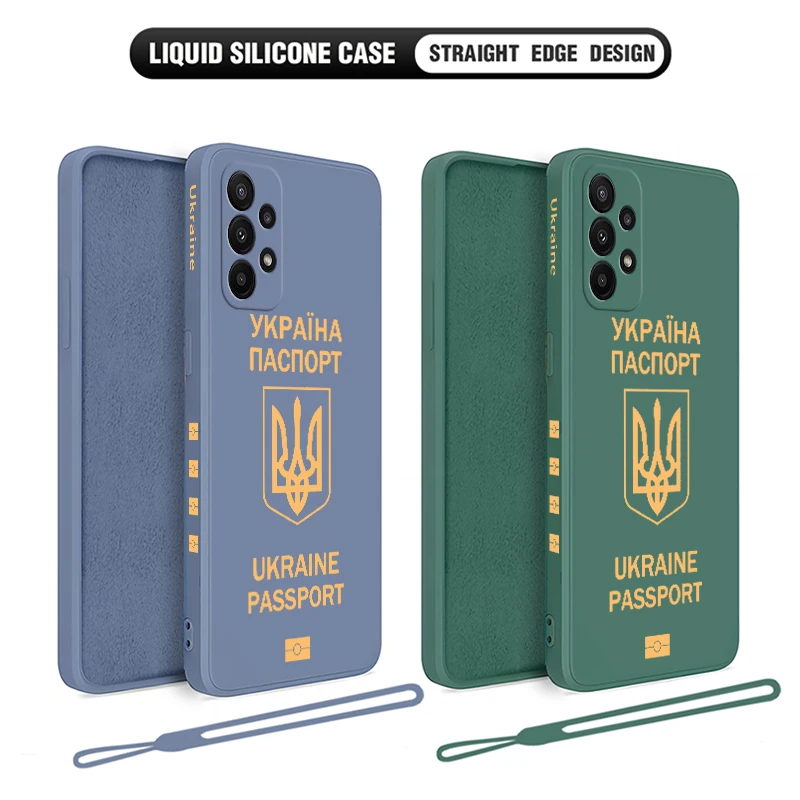 

Ukraine Passport Cover Case For Samsung A54 A34 A73 A53 A33 A23 A14 A13 A03 A03S A04 A04E A72 A52 A52S A32 A22 A12 A71 A51 4G 5G