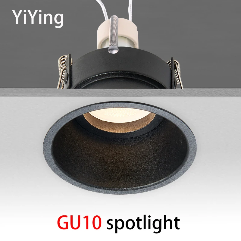 YiYing Led Spotlights Recessed GU10 MR16 7W Downlight Aluminum Ceiling Lights AC85-265V Focus Lamp For Home Shop Indoor Lighting