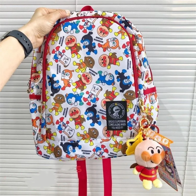 Large Size Japanese Anime Anpanman Printed Backpack IPad Storage Bag Outdoor Portable Mommy Bag Children\'s School Opening Gift