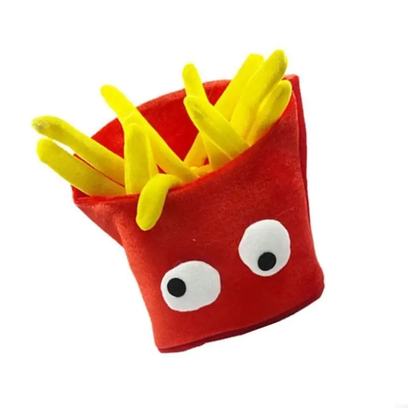 Adorkable French Fries Hat Headgear for Theme Parties Photo Props Carnivals 6XDA