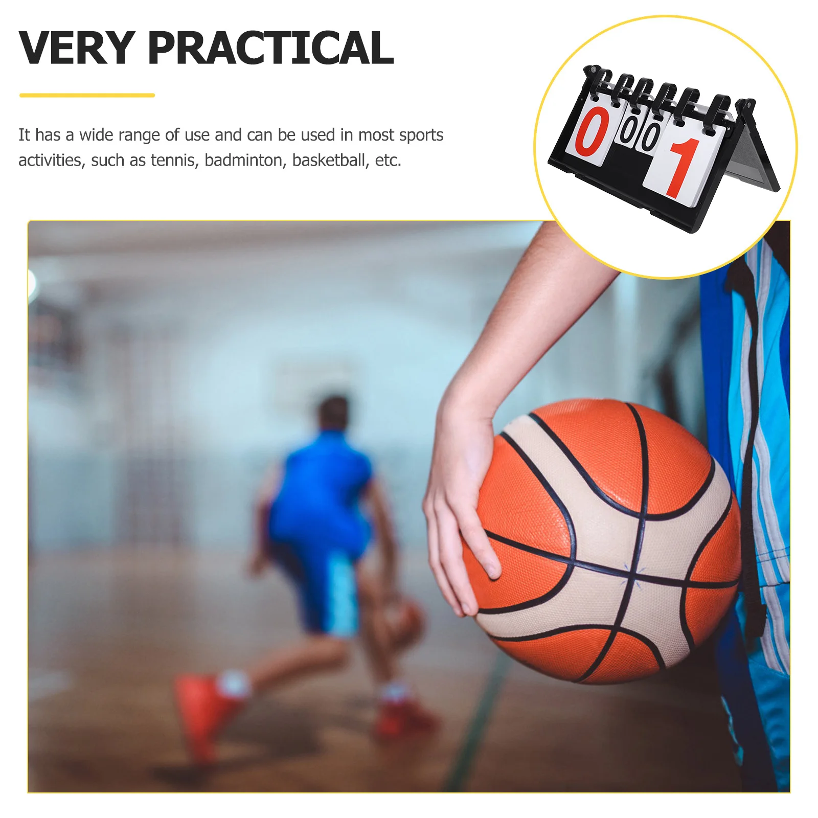 

Доска для счетчика очков, переворачивающее баскетбольное табло, прочное портативное спортивное секретарша для тенниса, футбола, волейбола
