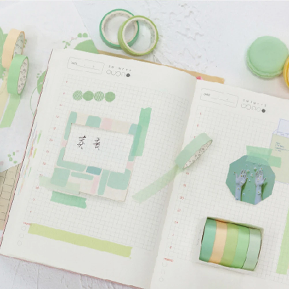 

15 Rolls Washi Tape Stickers Colorful Scrapbook Adhesive Japanese Paper DIY Craft Supplies Decorative Handbook Diary Album