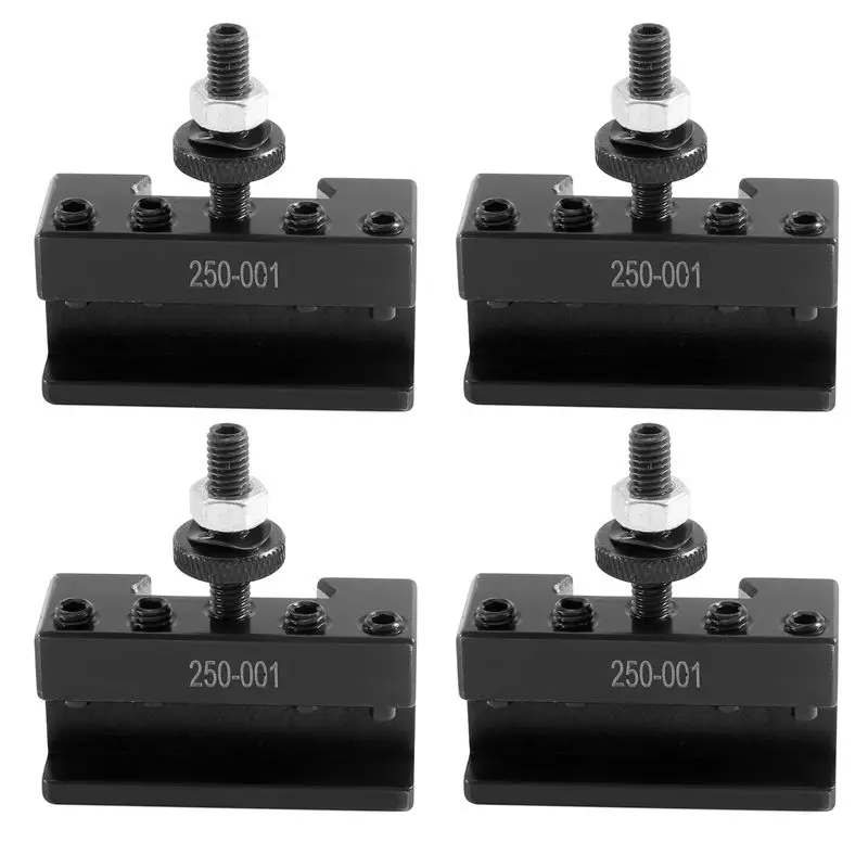 

Mar.4PC SETS 250-001 0XA Quick Change Tool, Turning Tool Holder Steel Material HOLDER