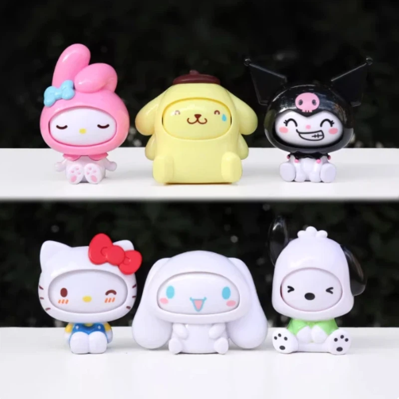 

New Fashionable Toy Face-Changing Kt Series Figurine Doll Creative Blind Box Tabletop And Car Decoration Kawaii Animal Ornament