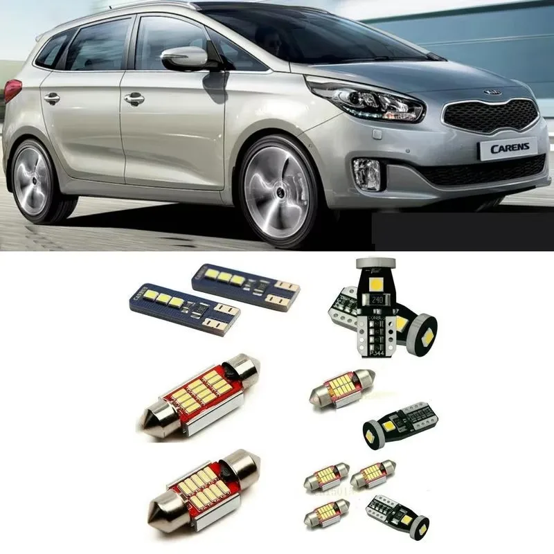 

Для kia new carens обычный 11 шт. автомобильное светодиодное внутреннее освещение авто автомобильные лампочки лампа для автомобилей без ошибок