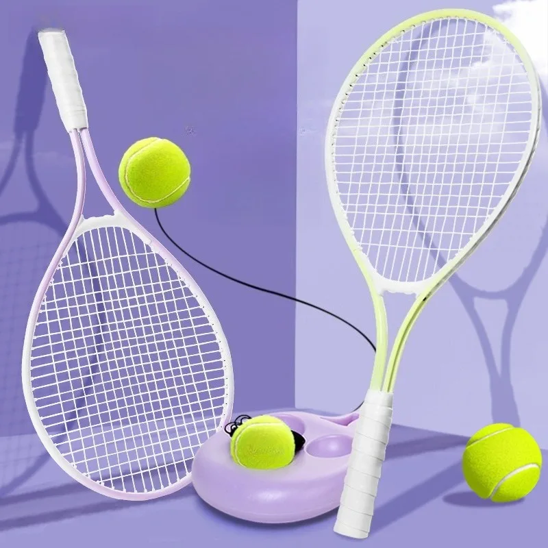 مضارب تنس للأطفال مقاس 25 بوصة قطعة واحدة خفيفة للغاية ومستقرة ومتينة مناسبة للطلاب المبتدئين للتدريب الرياضي في الهواء الطلق #1