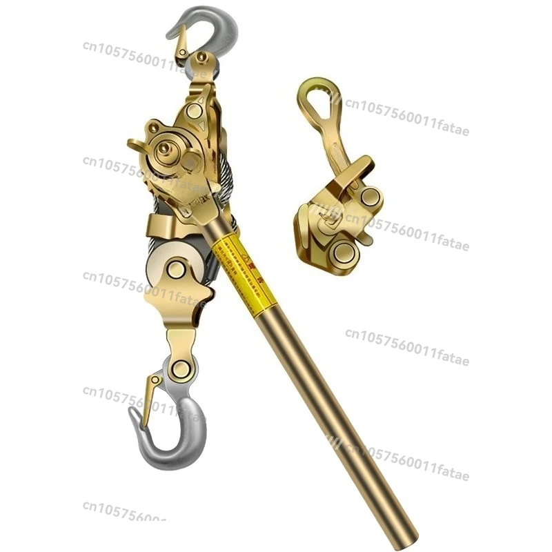 Multifunctional Wire Tensioner, Wire Rope Tensioner, Tightener, Universal Wire Clamp, Steel Stranded Double Hook Cable Puller