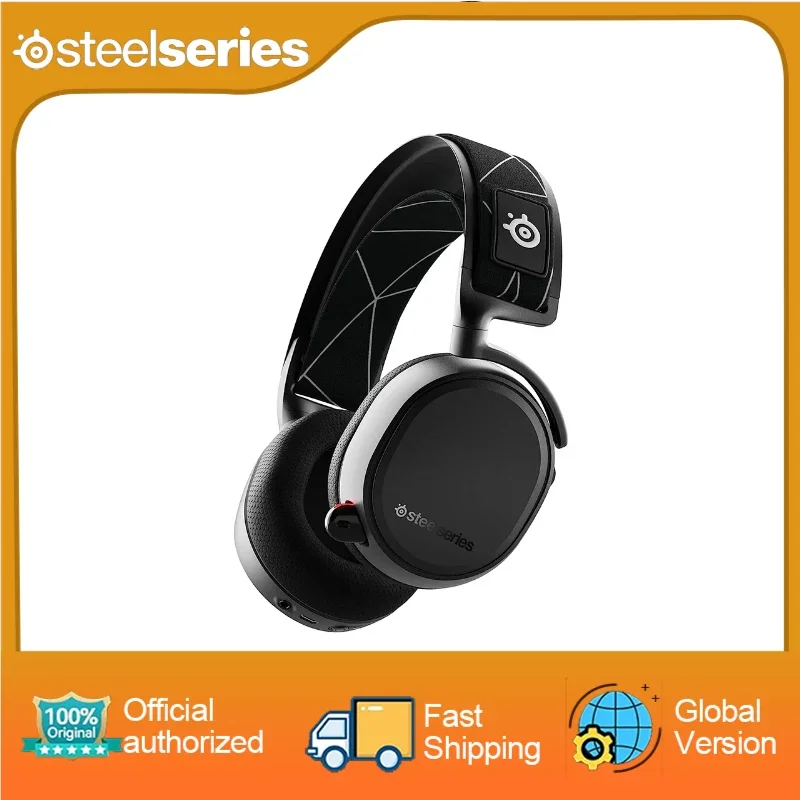 

SteelSeries Arctis 9 Dual Wireless Gaming Headset – Lossless 2.4 GHz Wireless + Bluetooth – 20+ Hour Battery Life – For PC, PS5