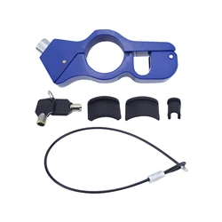 Motorcycle Grip Lock, Heavy Duty Anti Theft Helmet and Brake Lock Secures Bike, Scooter, Moped, ATV Brake Lock