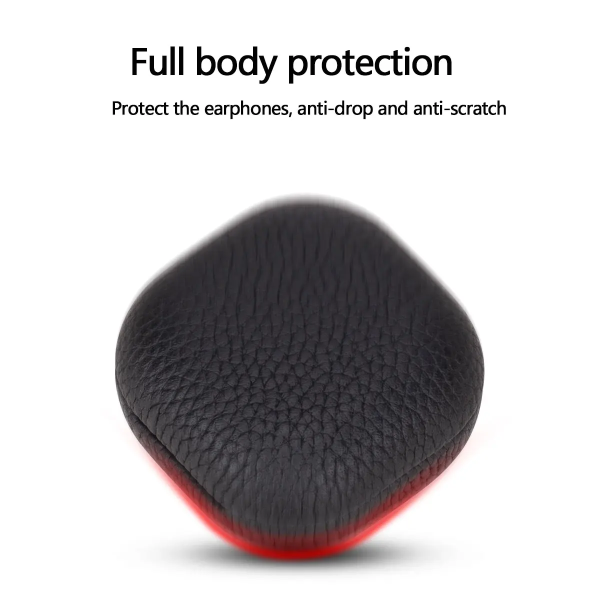 Samsung Galaxy buds2/budsライブ/buds pro用の合成皮革ケースlycheeパターンGalaxybuds2 pro用のライブカバー