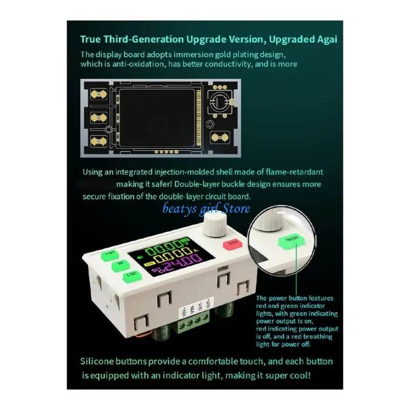 C7AB Industrial Adjustable Voltages Current Regulator With Intelligent Cooling Ventilation And Indicators