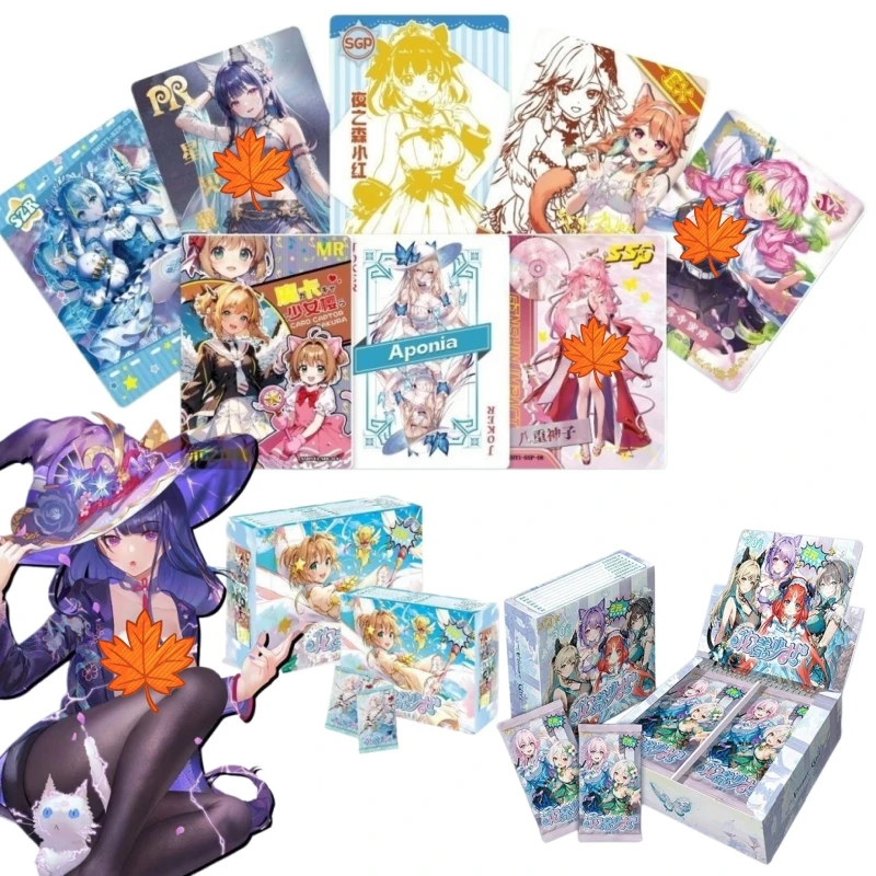 Flower Girl Goddess Story TCG Booster Box, Genuine Rare Holo Anime Character Collectible Trading Cards Gift for Fans Collection - view 3