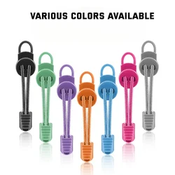 大人と子供のための伸縮性のある靴のない丸い靴ひも,スニーカーなし,輪ゴム,アクセサリー,ロック,1ペア