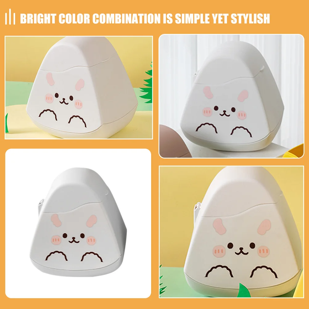 

1pcs Mini Desktop Trash Can Compact Pp Plastic Waste Basket For Office Bedroom Desk Small Garbage Bin Cartoon Dustbin Storage