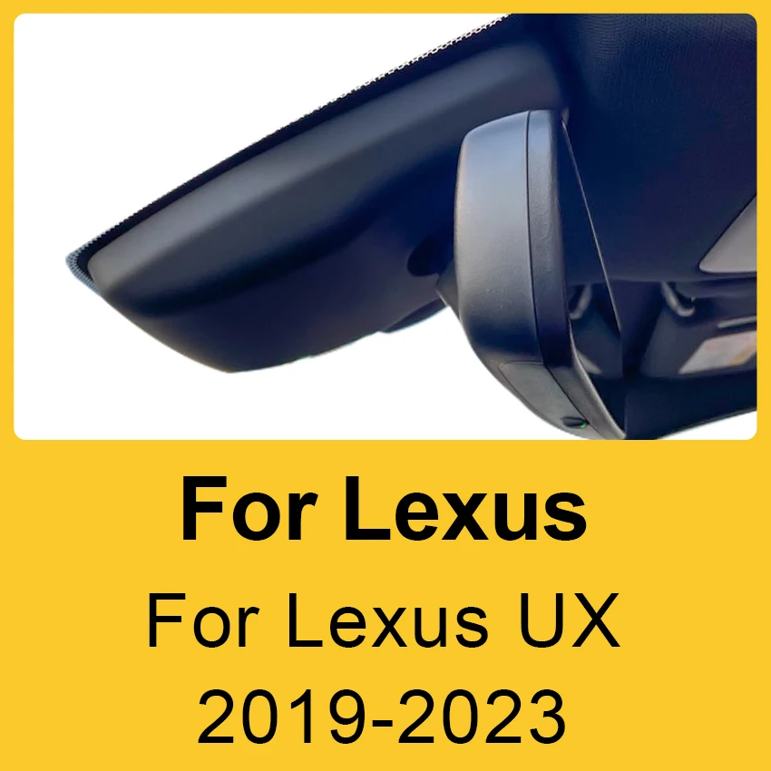 New! 4K Car DVR Video Recorder Dash Cam Camera For Lexus UX 260h 250h 200 2019-2023 for Lexus UX260h UX250h UX200