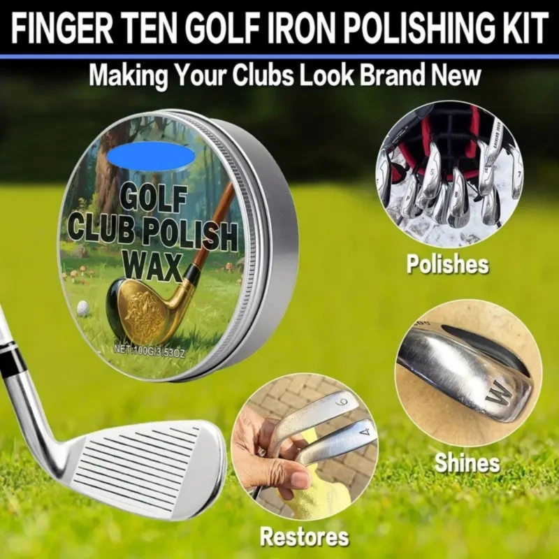 

Professional Polish For Golf Clubs Removes Stubborn Dirt Brush Cloth And Waxes Quick 5 Minutes Application Process 24BD