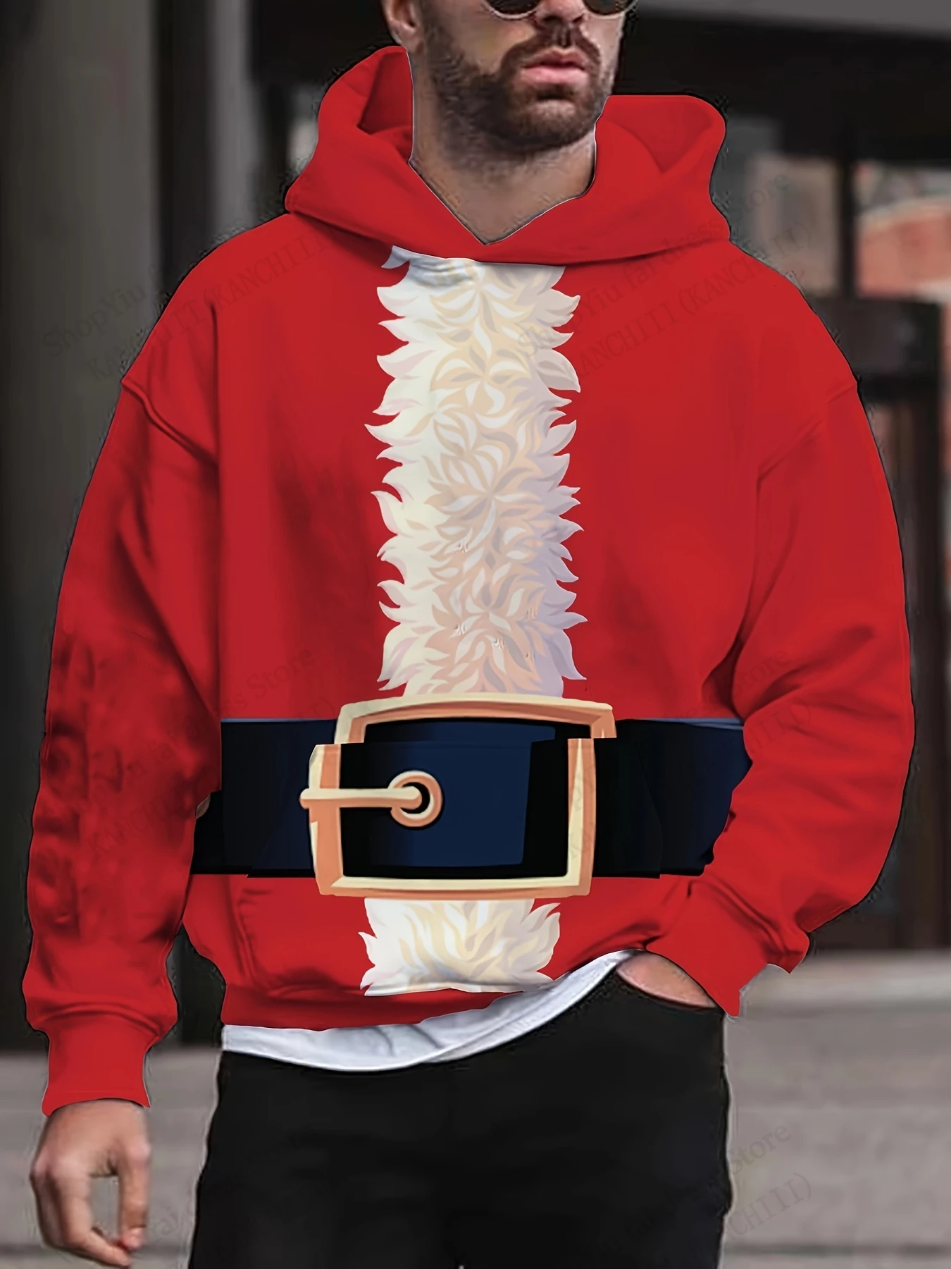 2026 新しいクリスマスサンタクロース 3d プリントパーカー男性女性ファッションクリスマスパーカースウェットシャツティーンズトラックスーツ男性服パーティー