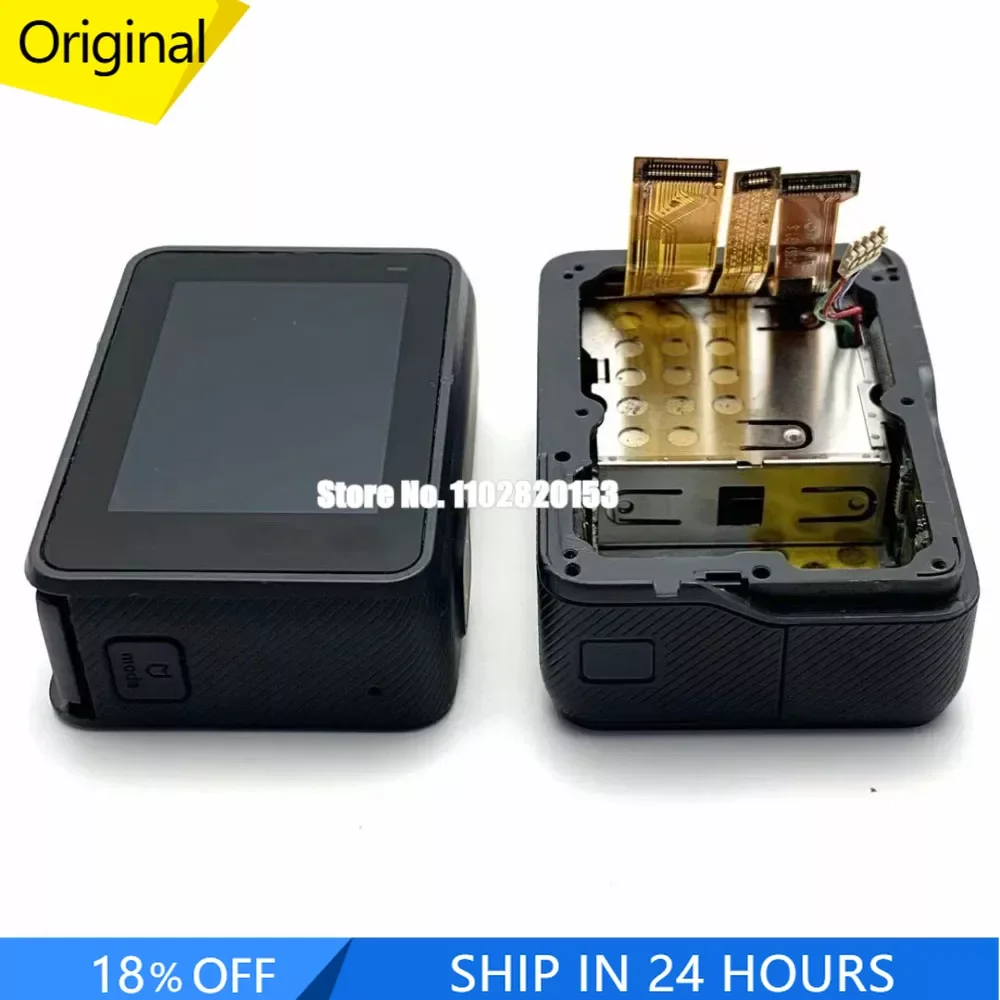 

Original Rear Back Cover Case with Front LCD display Screen +Side Board repair parts For GoPro Hero 5 Hero5 Action camera