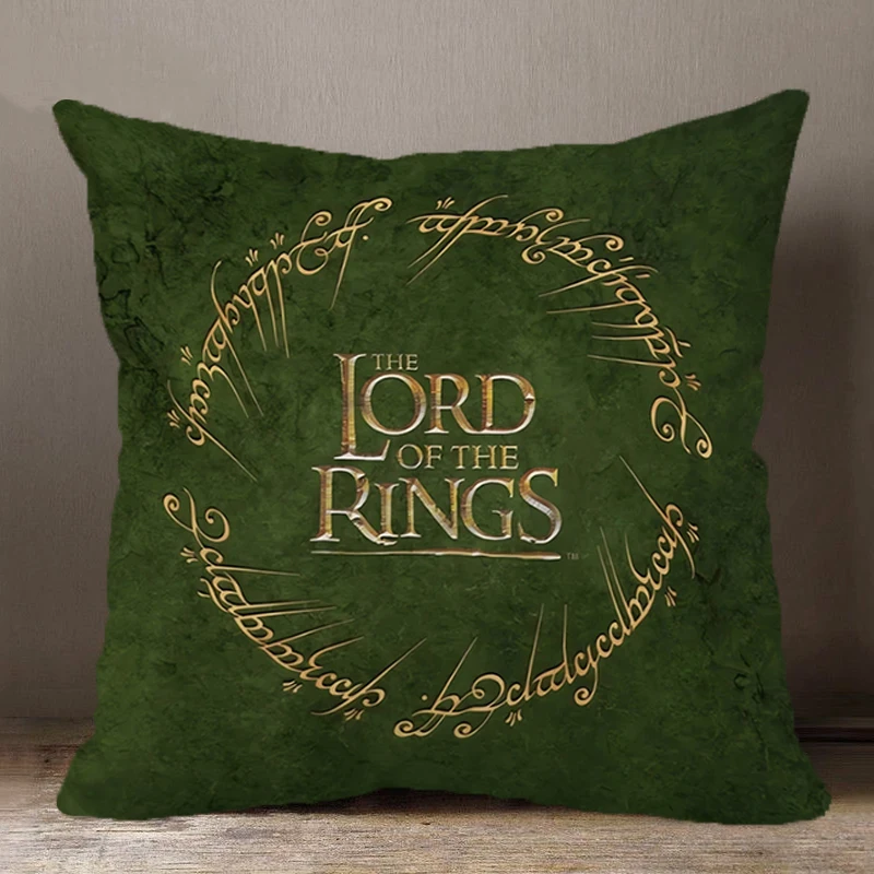 50x50 Pillows Cover L-Lord Of Rings Pillow Covers Decorative Cushions for Girl Bed Cushion Pillowcases 40*40 Decor Sofa