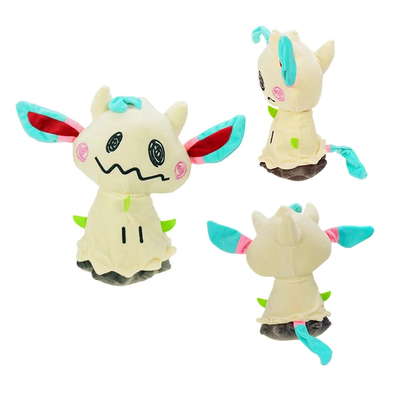 Pokemon Eeveelution Mimikyu Stuffed Plush Toys Glaceon Leafeon Jolteon Eevee Kawaii Anime Figure Dolls Kids Birthday Xmas Gift