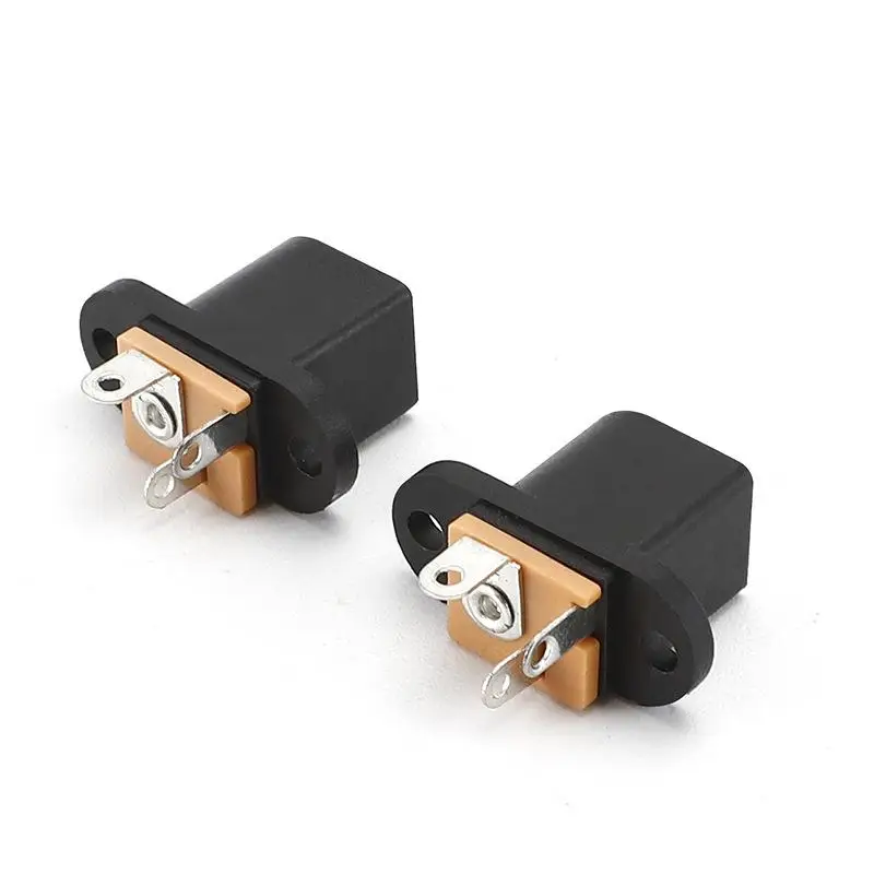 DC017 power socket DC-017 5.5X2.1mm tripod, straight plug vertical, DC power socket