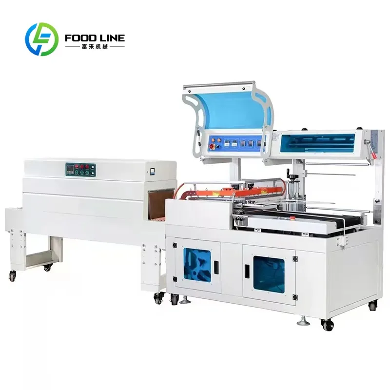 Automatic Heat Shrink Packaging Machine Industrial Shrink Wrap Equipment for Product Packaging Line