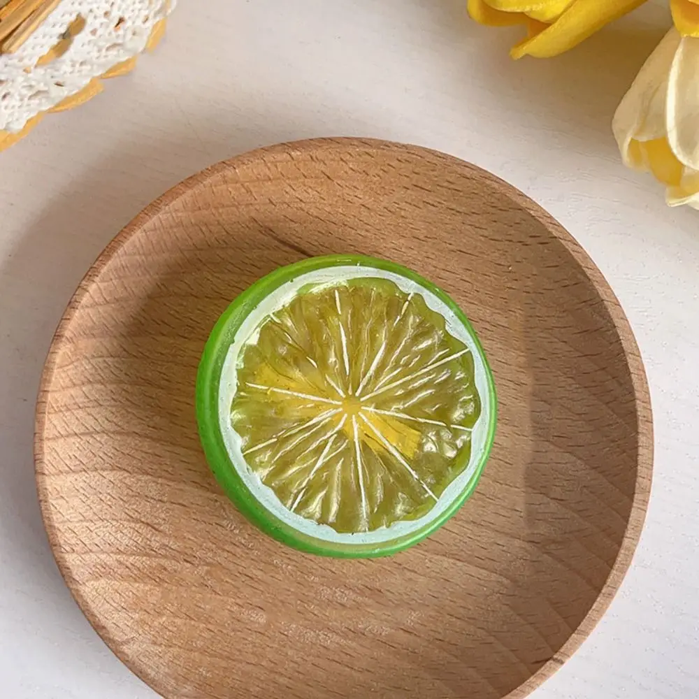 

Lovely Cherry Simulation Fruit Hairpin Lemon Peach Cute Hair Clip Women Hair Accessories Photo Props Kids