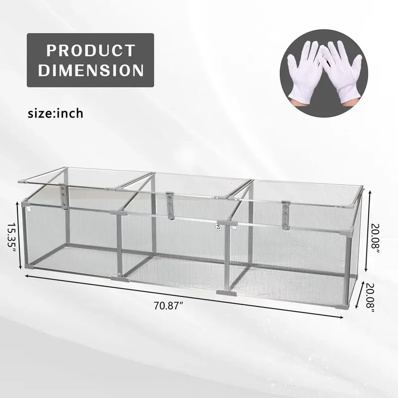 Winter Outdoor Polycarbonate Garden Greenhouse for All Plants