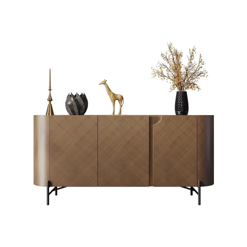 Italian light luxury door cabinet household living room wall decorative cabinet modern dining side cabinet