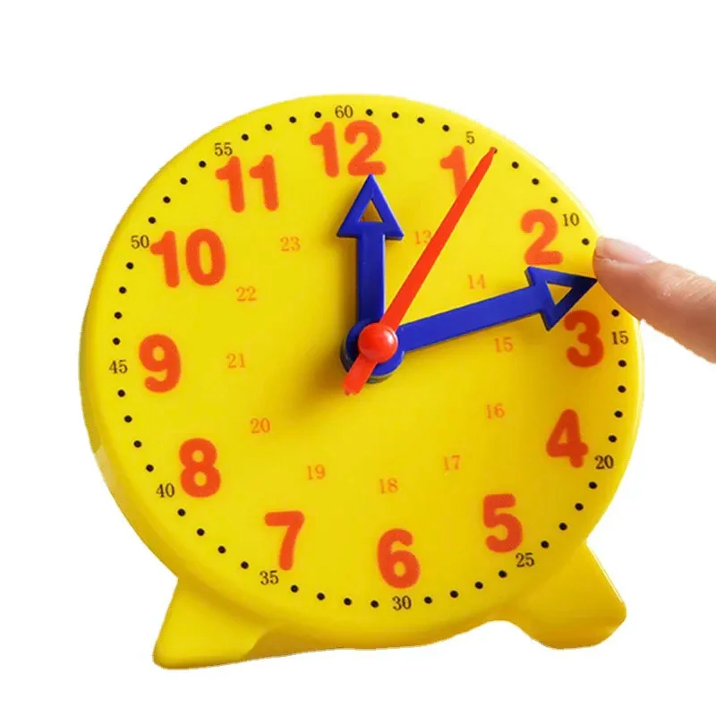 Colorful Montessori Clock Toy: A Fun Early Learning Tool to Help Children Tell Time