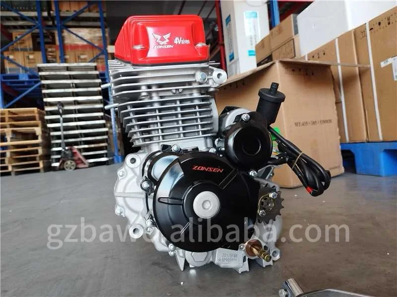 ZS175FMN Zongshen OEM Single Cylinder 4 Stroke air Cooled 300CC 6 Gearshift CB300RL Engine with Camshaft Upward