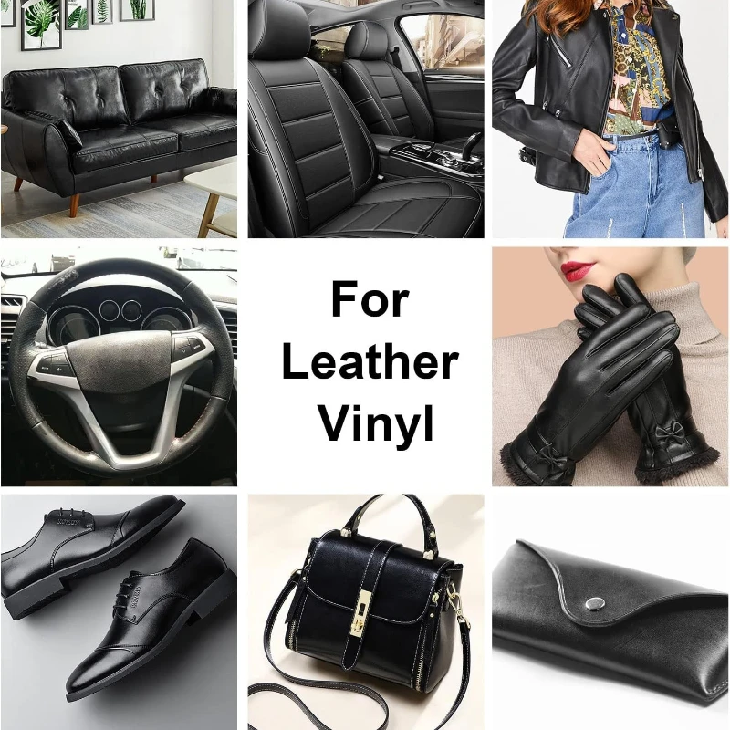 MIRAVEXL Leder-Reparaturpaste 50ml, Lederfarb-Erneuerer für Autositze, Sofas, Schuhe, Vinyl - Repariert Schrammen & Kratzer – Detail 5