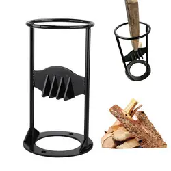 Metal Wood Splitter Heavy Duty Log Splitter Manual Kindling Splitter Wedge Outdoor Camping Cooking Firewood Splitting Tool